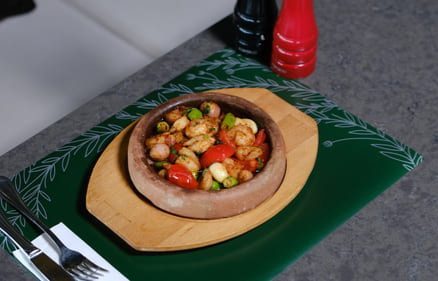 TEREYAGLI KARİDES TAVA
